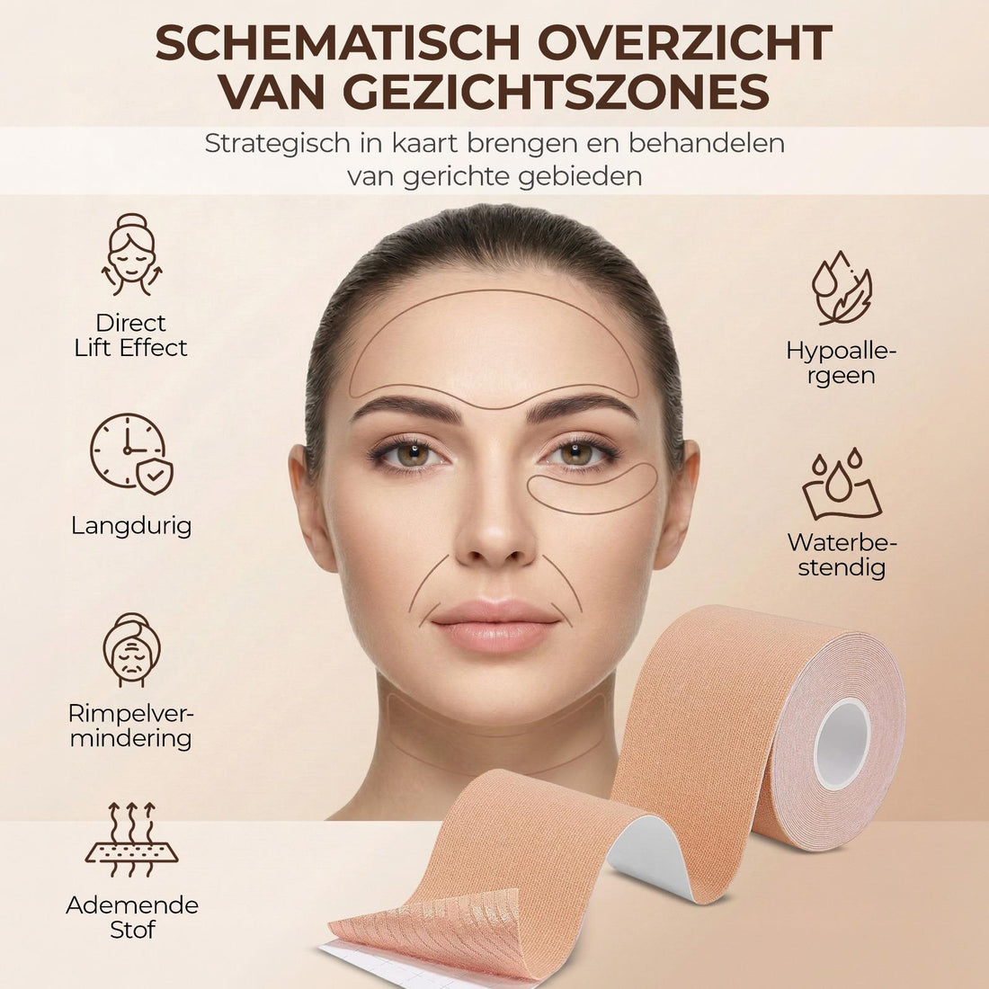 Pinky Posh® Face Taping