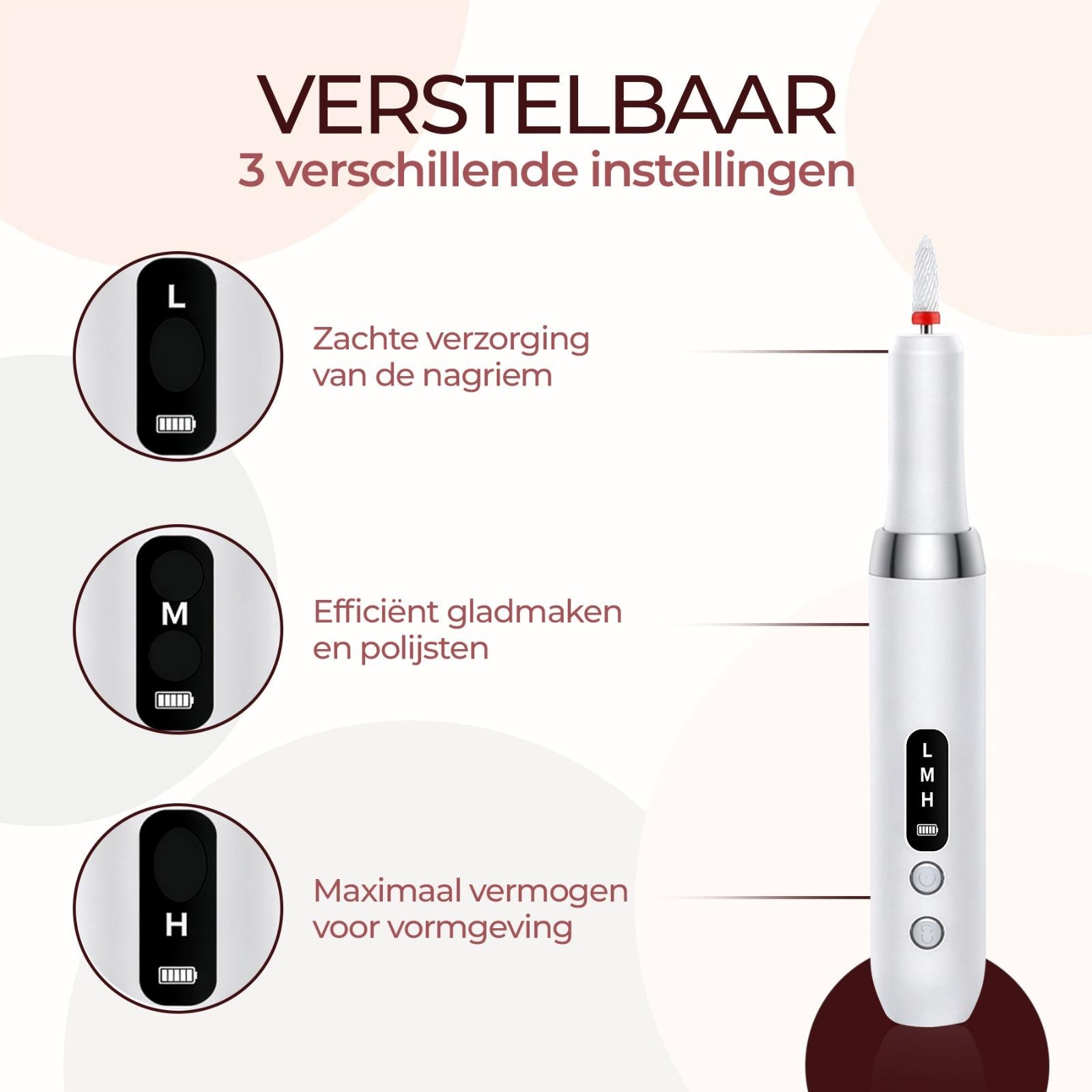 Pinky Posh® Elektrische Nagelvijl