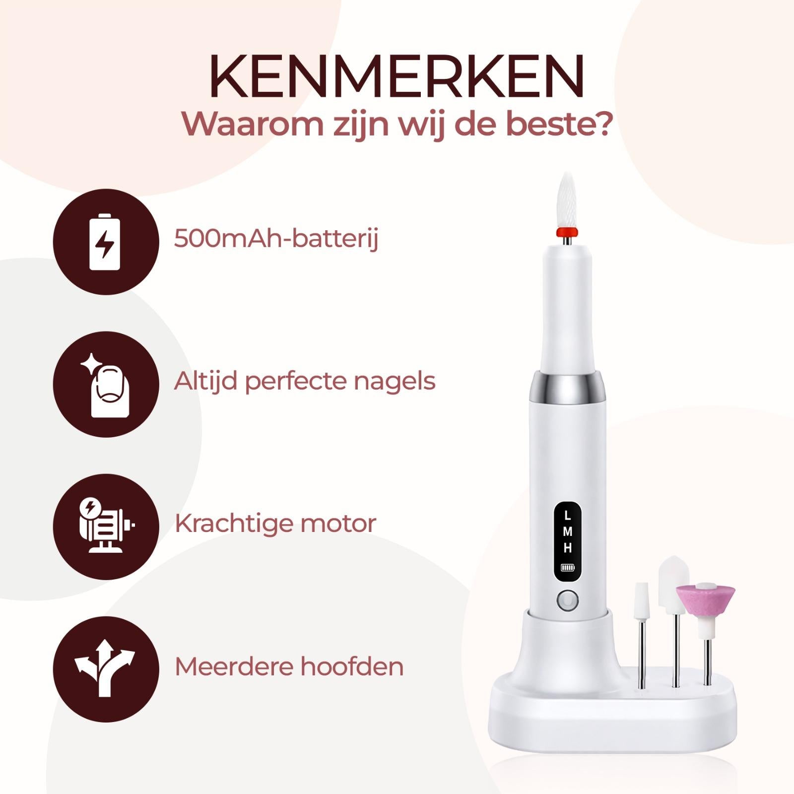Pinky Posh® Elektrische Nagelvijl